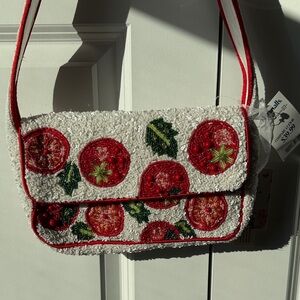 TJ Maxx / Marshall’s Tomato Beaded Bag - New with Tag